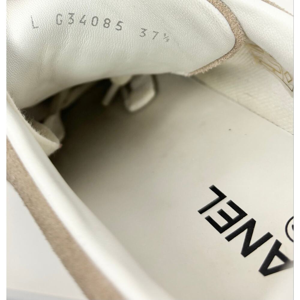 Chanel Weekender Interlocking CC Sneakers Shoes EU37.5 - Picture 8 of 9